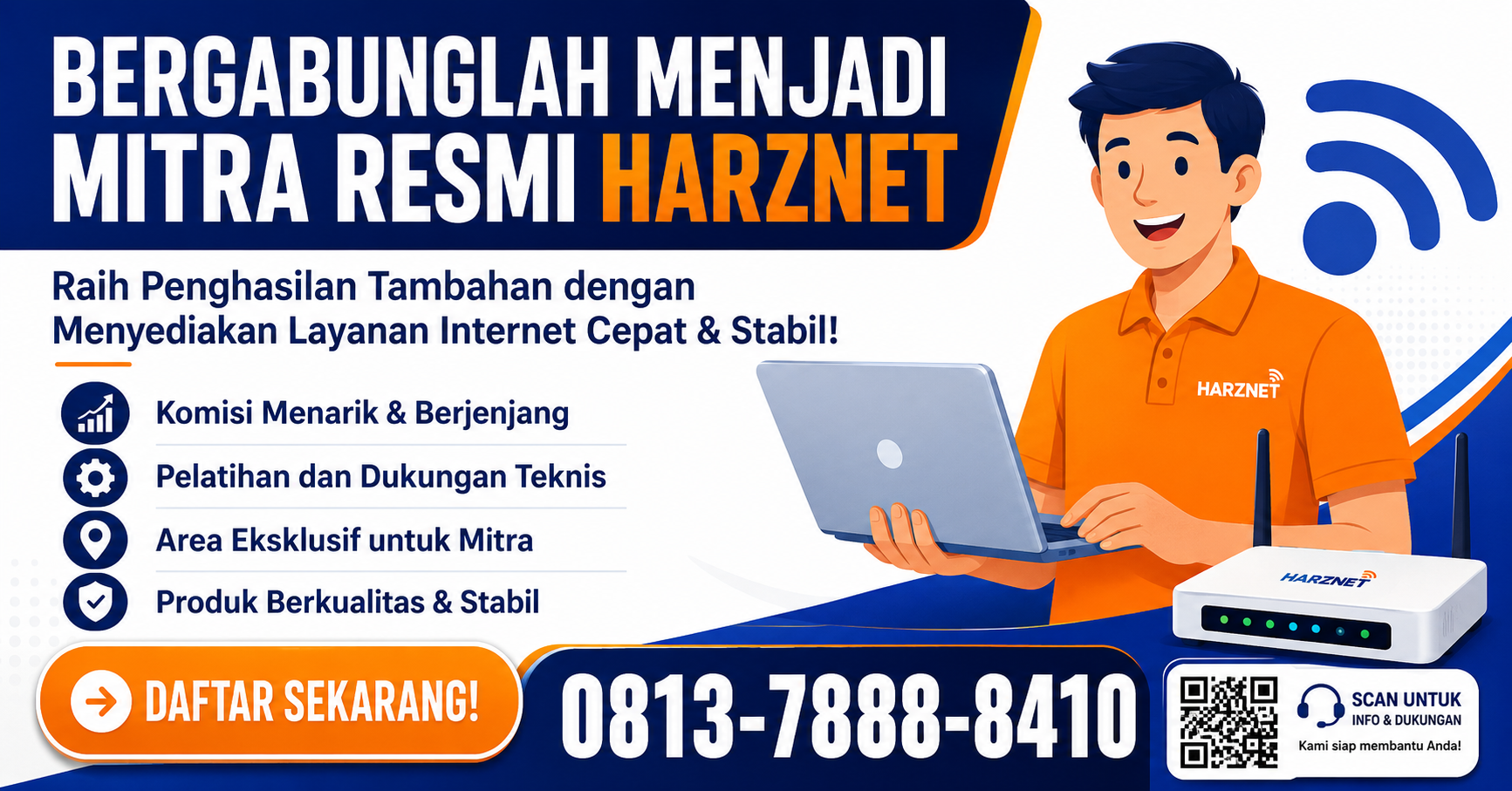 Materi promosi kemitraan HARZNET